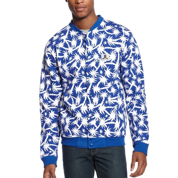 🌴SOLD🌴 WESC fleece varsity bomber jacket - Picture 1 of 5